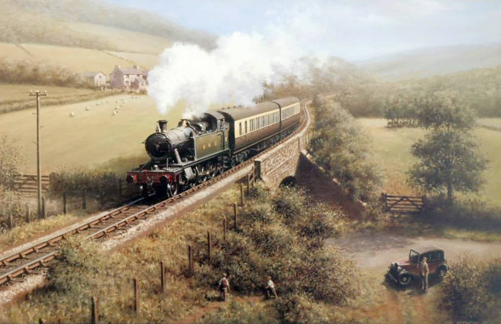 Don Breckon GRA railway painting