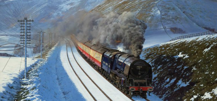 Winters Grace - railway painting