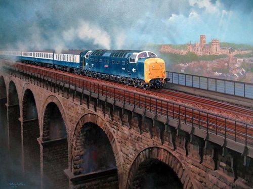 Deltic at Durham