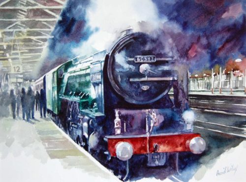 LNER A2 'Blue Peter' in the Rain