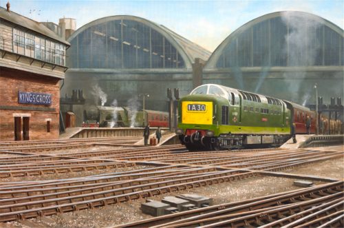 Deltic at Kings Cross