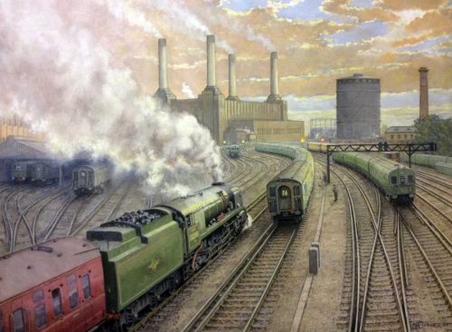 Battersea Rising - Grosvenor bridge 1961