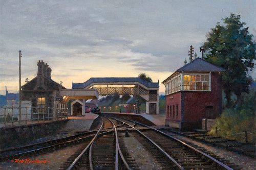 Evening arrival at Hallatrow