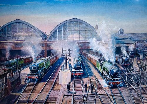 Kings Cross LNER line-up