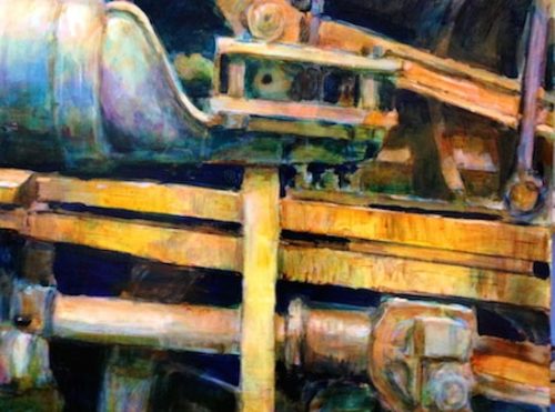 Steel in Gold & Blue