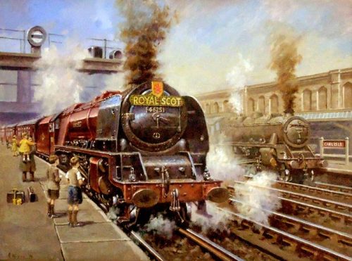 Trainspotters at Carlisle
